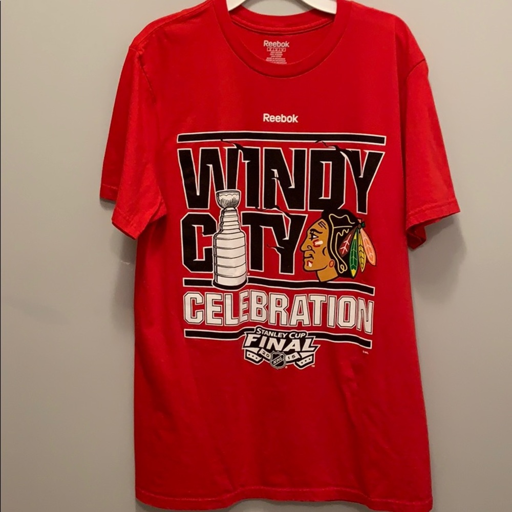 Chicago Blackhawks 2015 championship t -shirt. - Picture 2 of 6